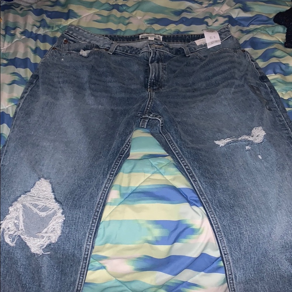 Abercrombie high waist mom jean